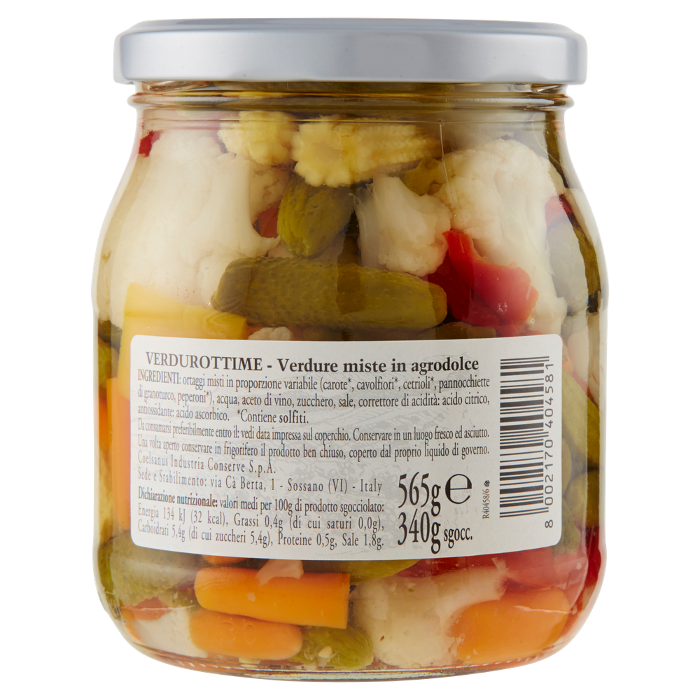 Verdure Miste In Agrodolce Verdurottime Allegrodolci Coelsanus - Foto 3