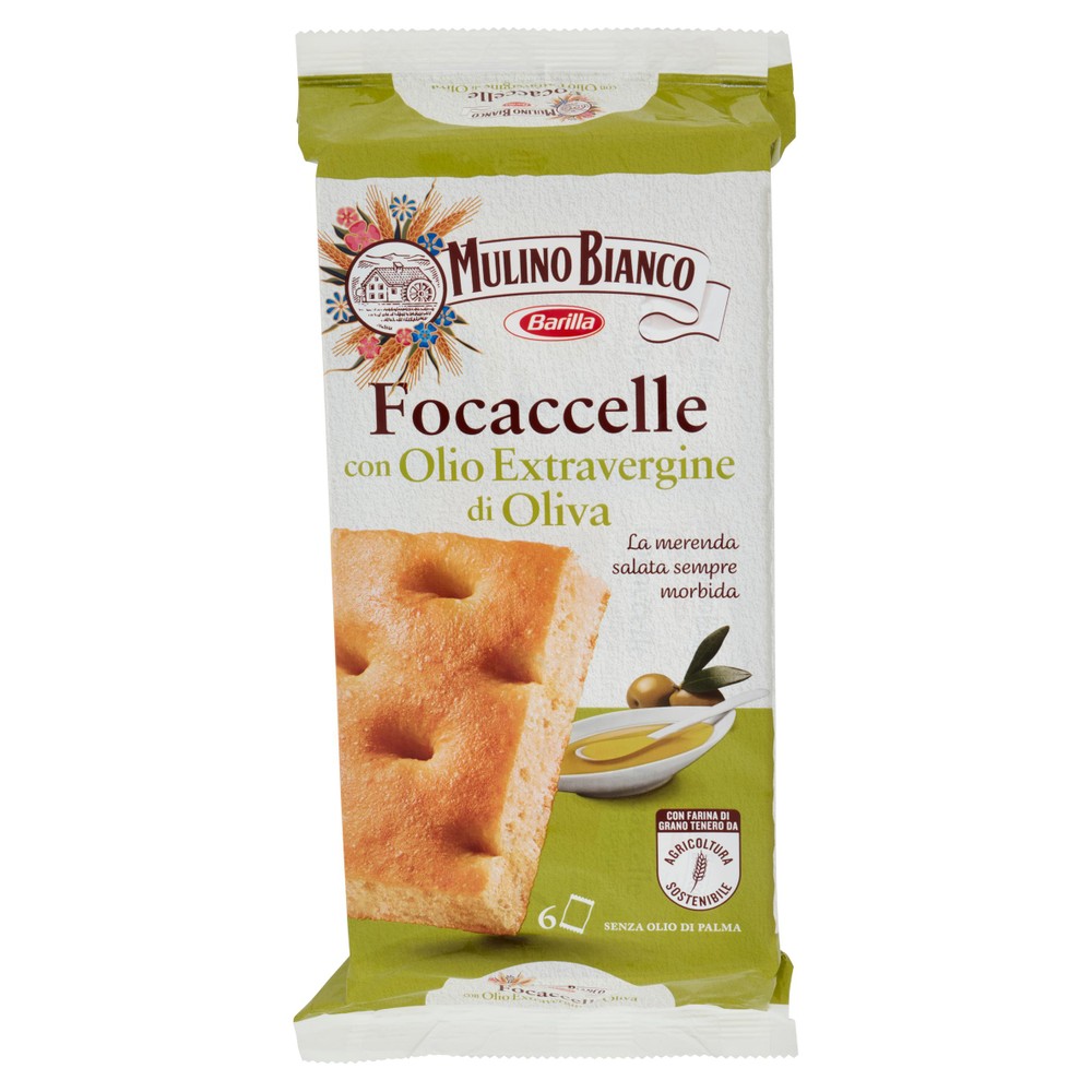 Focaccelle All'olio Extra Vergine Di Oliva Mulino Bianco - Foto 1