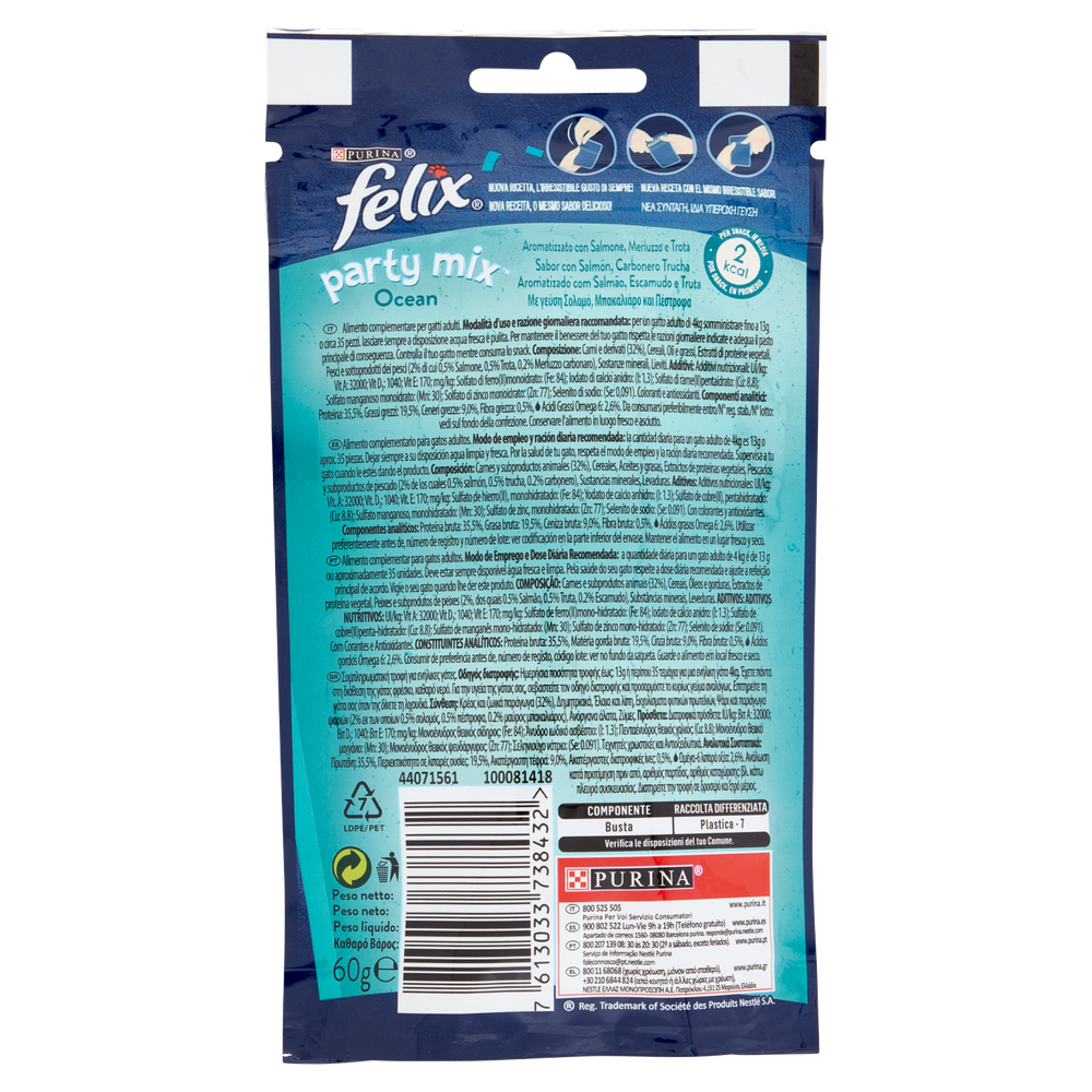 Snack Per Gatti Pesce Felix Partymix - Foto 3