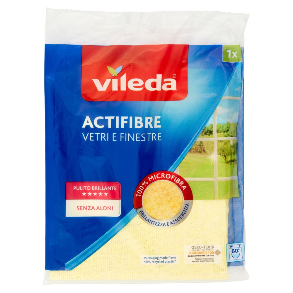 Panno Actifibre Vetri E Finestre Vileda - Foto 1