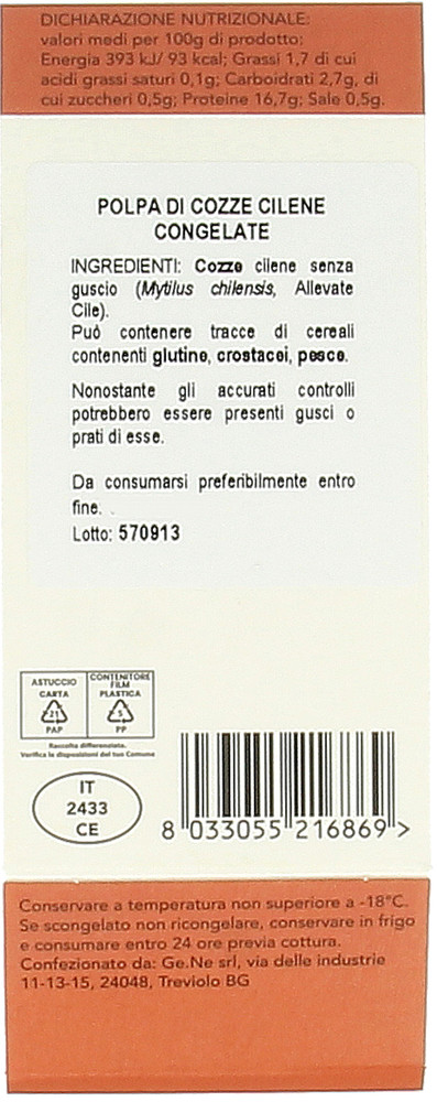 Polpa Di Cozze Congelate Skin - Foto 2