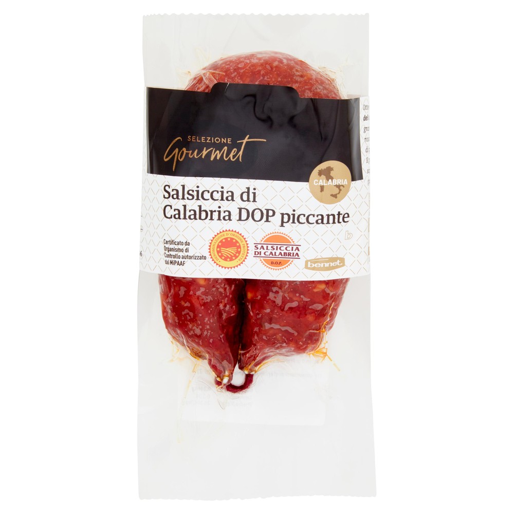 Salsiccia Di Calabria Dop Piccante Selezione Gourmet Bennet
