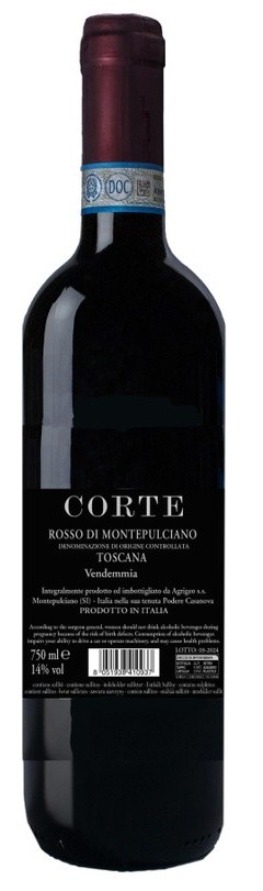 Vino Rosso Di Montepulciano Doc Corte - Foto 2