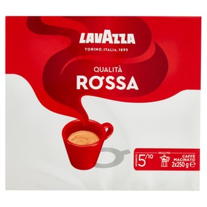 Caffe' Macinato Moka Qualita' Rossa Lavazza, 2 X 250 G.