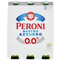 Birra Peroni Nastro Azzurro Analcolica 0.0% 3x33cl