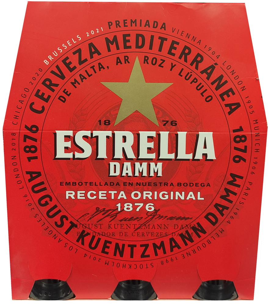 Birra Estrella Damm Pack Bottiglia 25clx6 - Foto 1