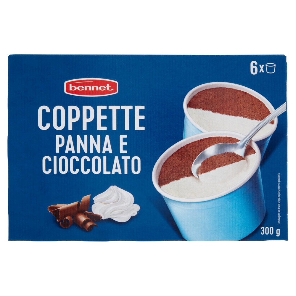 6 Coppe Panna Cioccolato Bennet - Foto 1