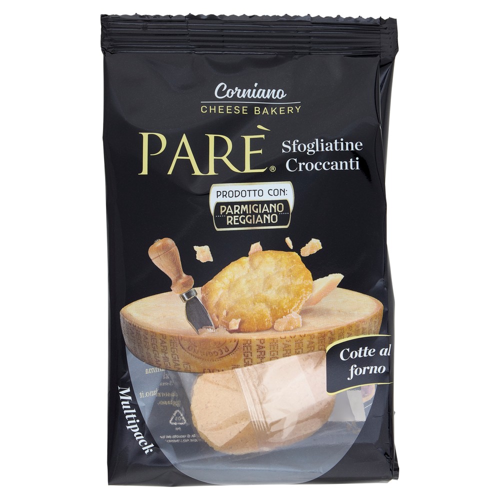 Parè Sfogliatine Croccanti Con Parmigiano Reggiano Multipack - Foto 1