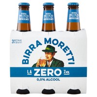 Birra Moretti Zero 3 Bottiglie Da Cl . 33 Birra Moretti Zero 3 Bottiglie Da Cl . 33