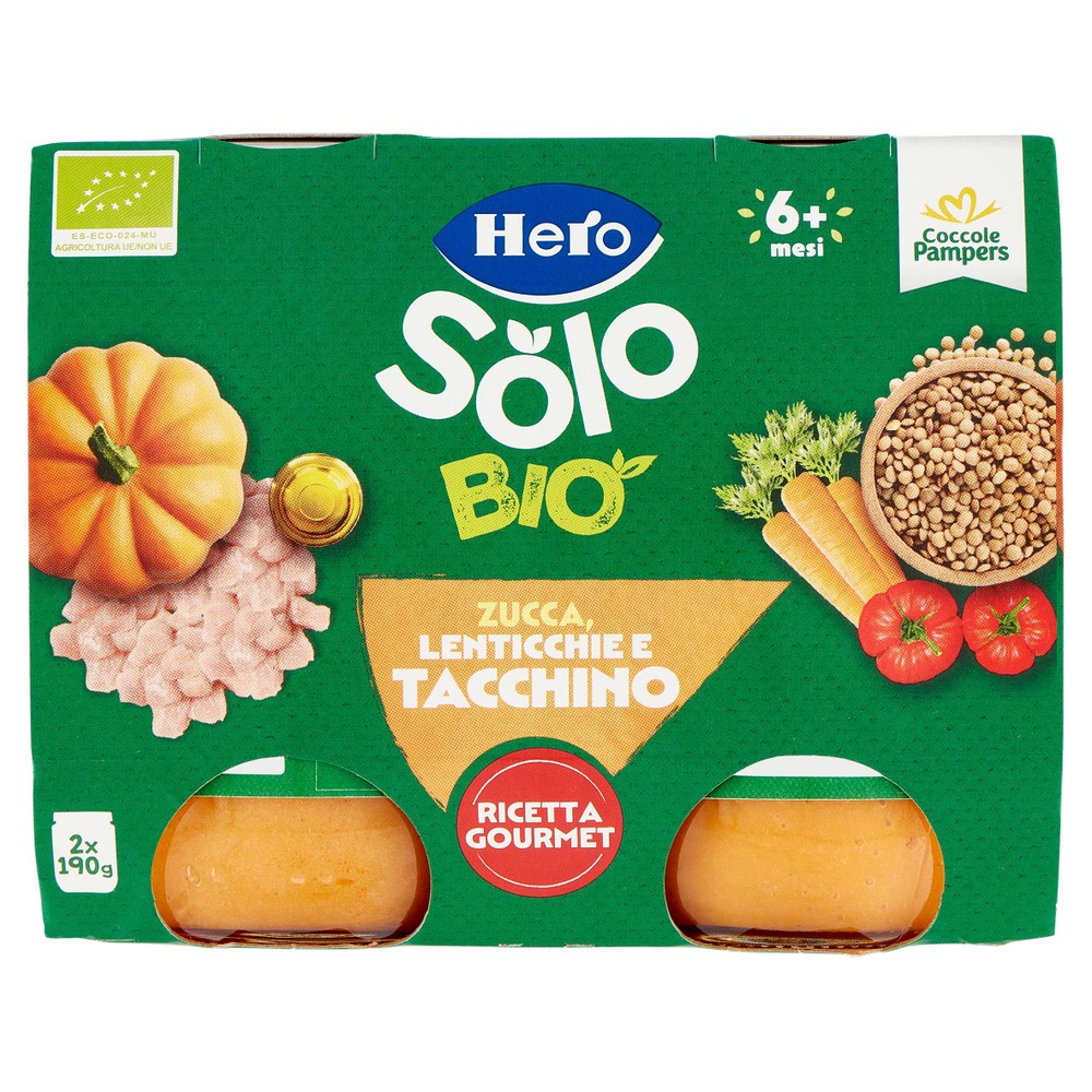 Omogeneizzato Verdure E Tacchino Hero Conf. Da 2 - Foto 1