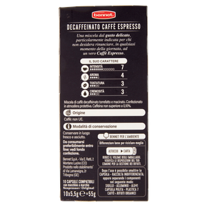 Caffè Espresso Dek In Capsule Compatibili Nespresso 10pz Bennet - Foto 3