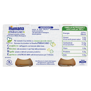 Omogeneizzato Di Mela Bio Humana 2x100 G. - Foto 3