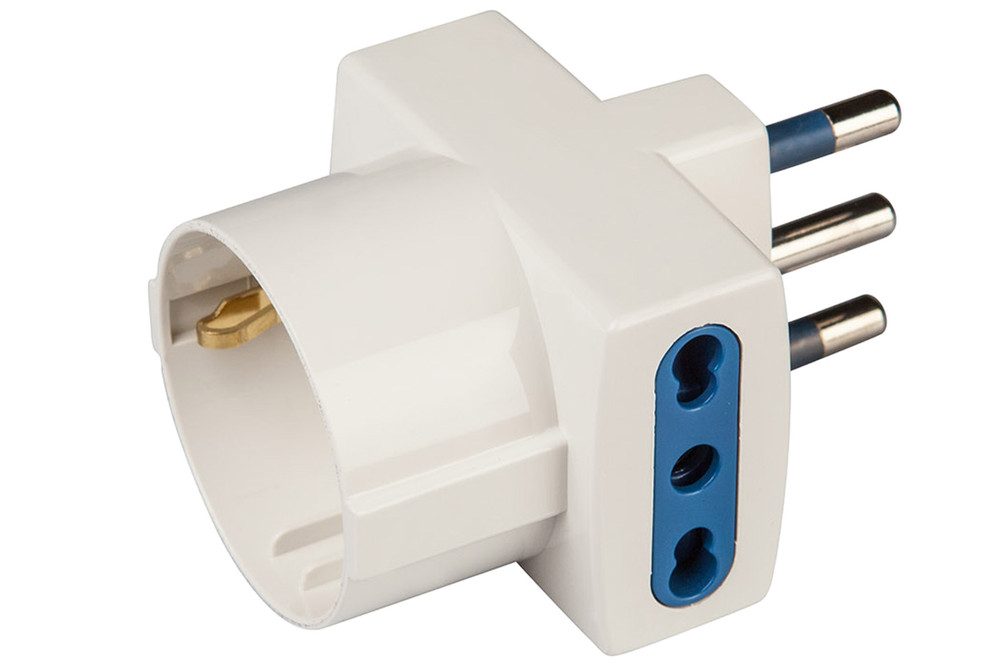 Adattatore Triplo Spina 16a Prese Pluristandard 2p+t Polypool - Foto 1