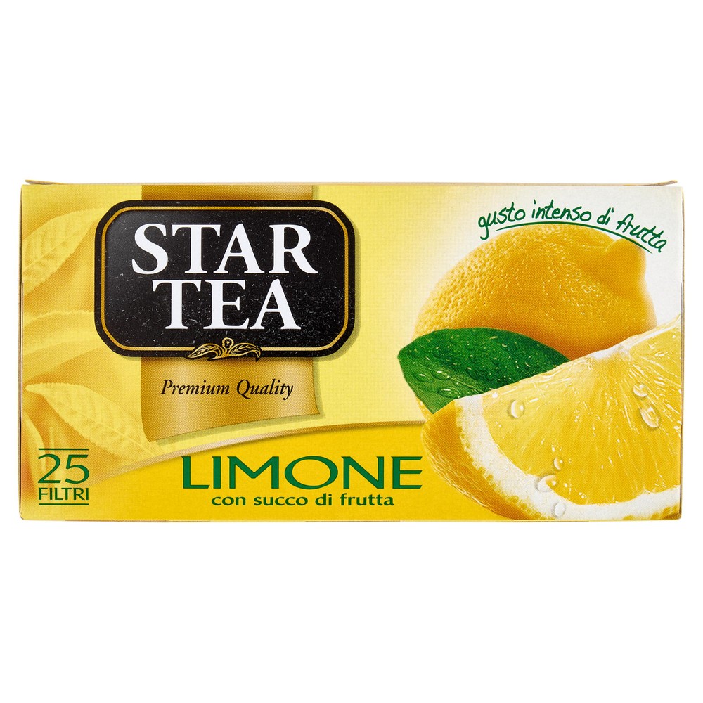 Tè Nero Aromatizzato Al Limone In Bustine 25x1,7g Star Tea - Foto 1