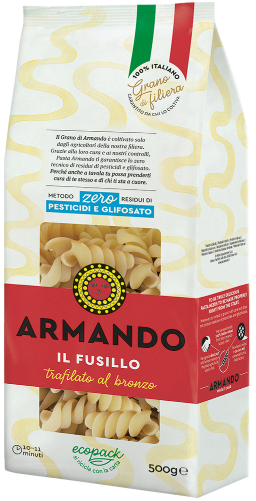 Pasta Fusilli Zero Residui Di Pesticidi Di Armando - Foto 1