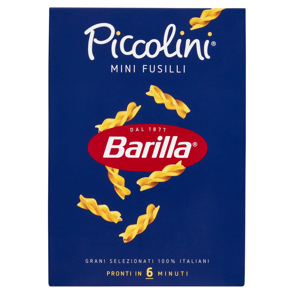 Pasta Mini Fusilli Piccolini 100% Grano Italiano Barilla - Foto 1