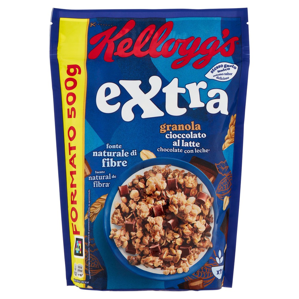 Granola Di Avena Extra Con Cioccolato Al Latte Kellogg's - Foto 1