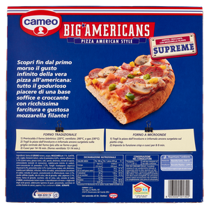 Pizza Big Americans Supreme, Soffice E Croccante Pizza Ristorante