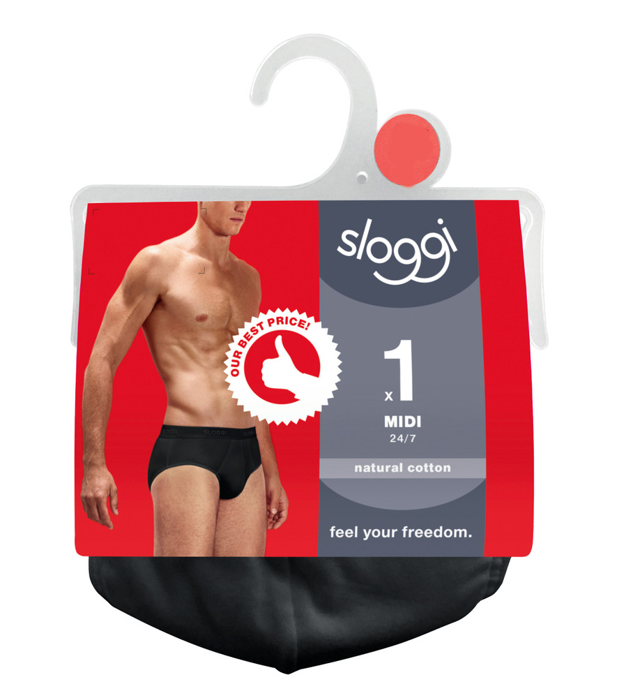Slip Uomo 4 Nero Sloggi - Foto 2