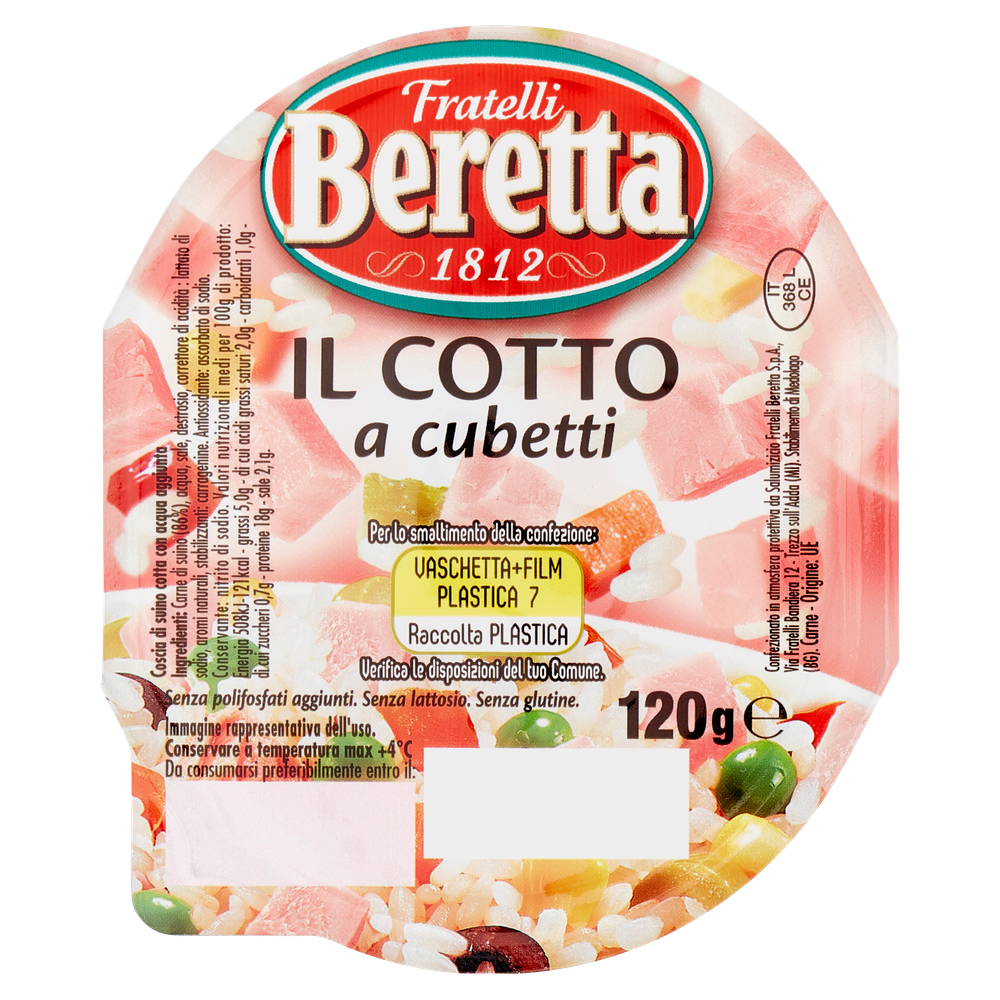 Cubetti Prosciutto Cotto Beretta - Foto 1