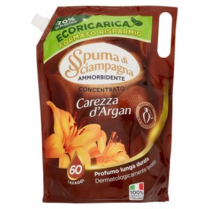 Ammorbidente Ecoricarica Argan Spuma Di Sciampagna 60 Lavaggi - Foto 1