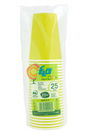 Bicchieri Usa & getta In Cartoncino Colorato Verde Flo Cl . 20 Bicchieri Usa & getta In Cartoncino Colorato Verde Flo Cl . 20