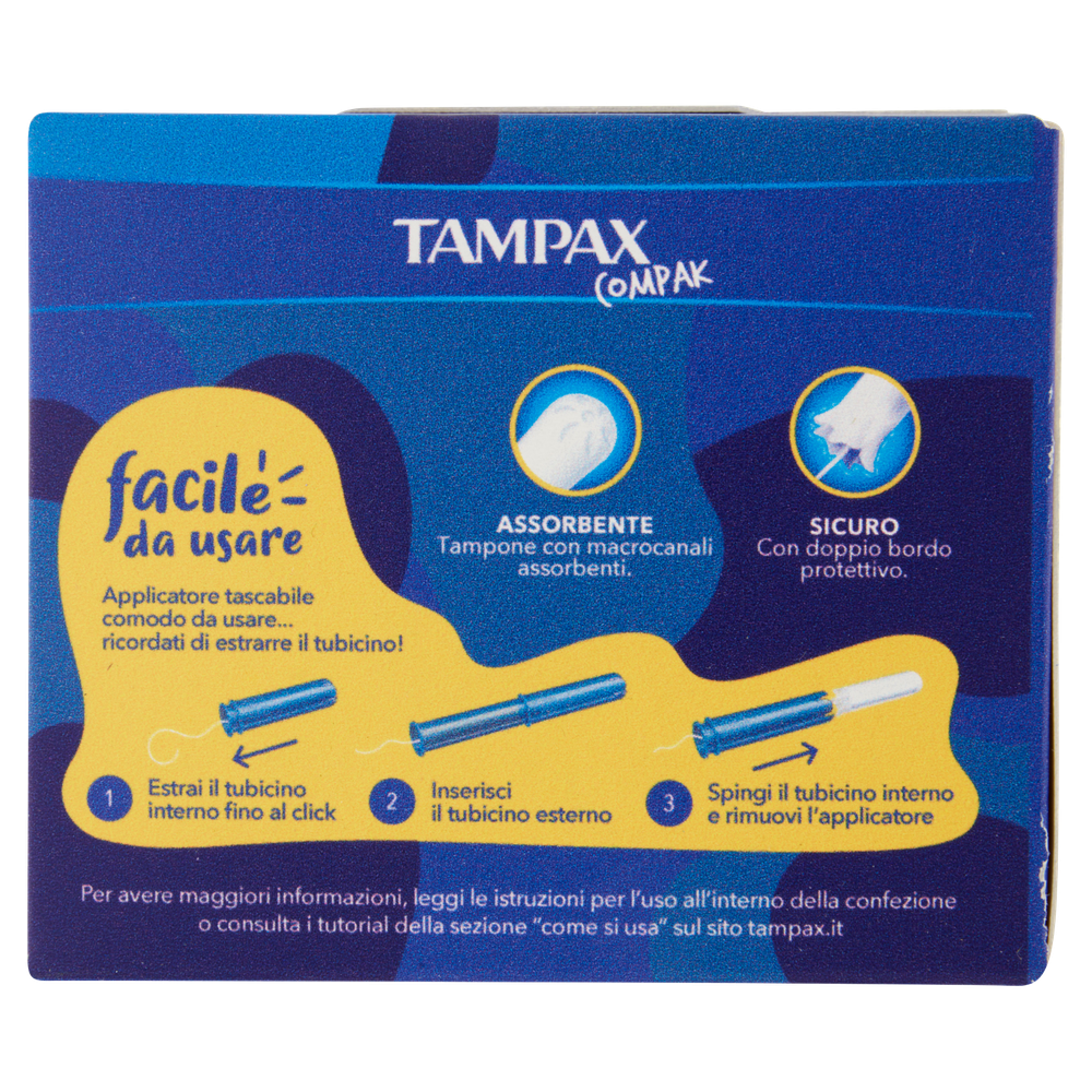 Assorbenti Interni Regular Tampax Compak | Bennet Online