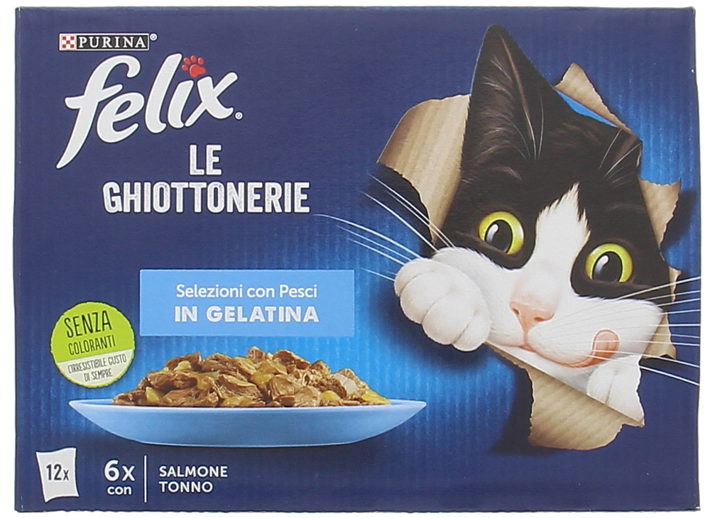 Alimento Umido Gatti Felix Le Ghiottonerie Selezioni Con Pesci - Foto 1