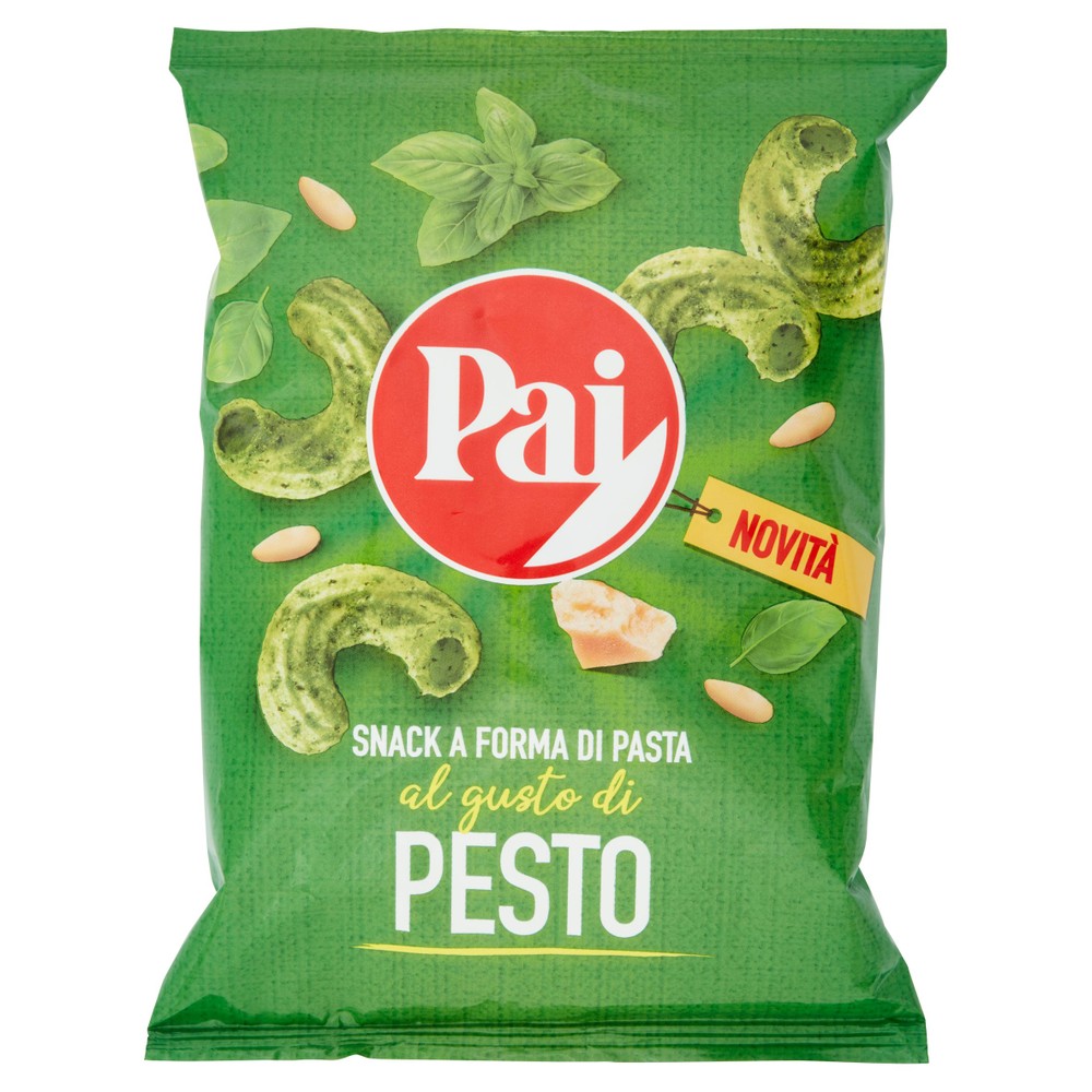 Snack A Forma Di Pasta Al Gusto Di Pesto Pai