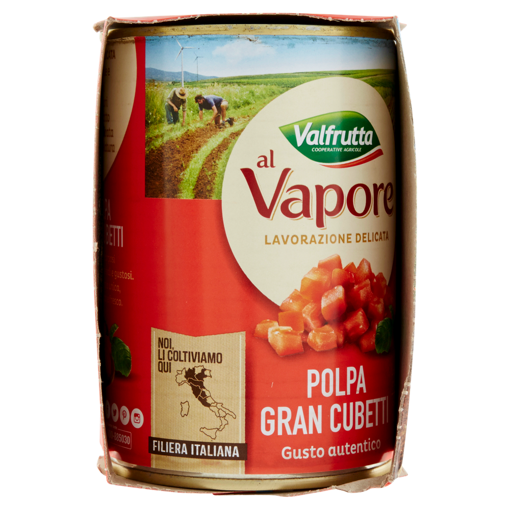Polpa Di Pomodoro In Pezzi 3x400g Valfrutta - Foto 2