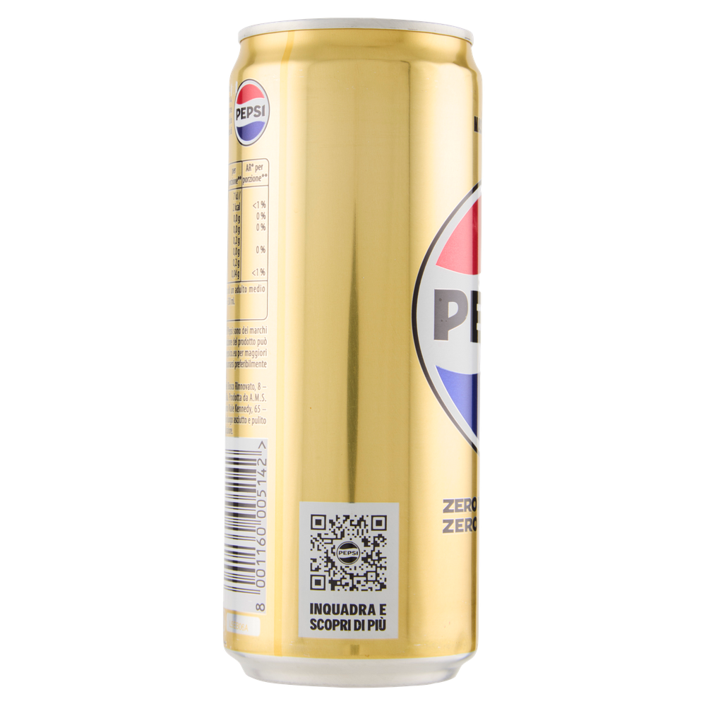 Pepsi Cola Zero Zero Caffeina Lattina - Foto 2
