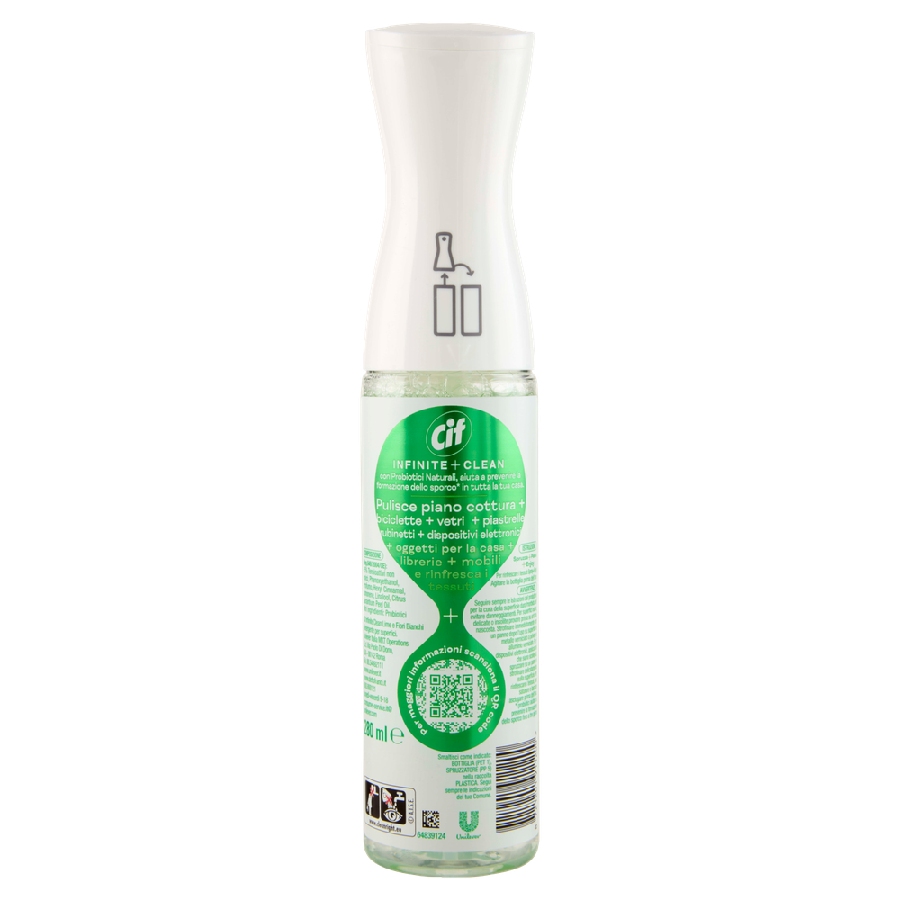Cif Infinite Clean Lime E Fiori Bianchi 280 Ml - Foto 3