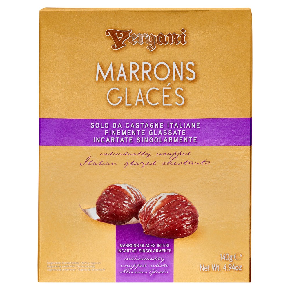 Scatola Di Marron Glaces Incarteti Singolarmente Vergani - Foto 1