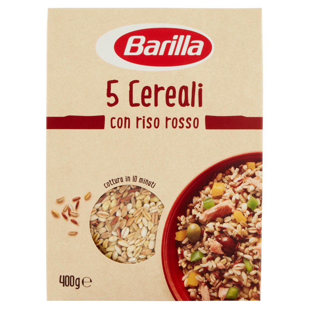Mix 5 Cereali Pronti Con Riso Rosso, Farro, Orzo, Grano, Avena Barilla - Foto 1