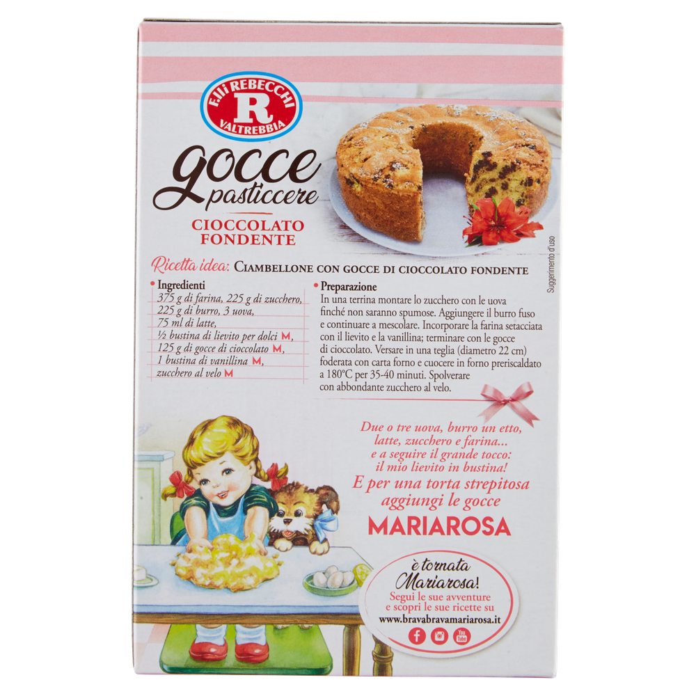 Gocce Di Cioccolato Fondente Per Decorazione Torte Mariarosa - Foto 3