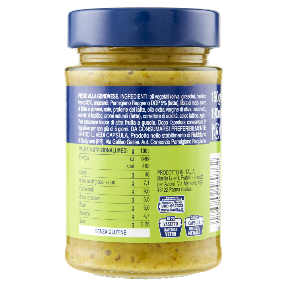 Pesto Alla Genovese Con Basilico Fresco Barilla - Foto 3