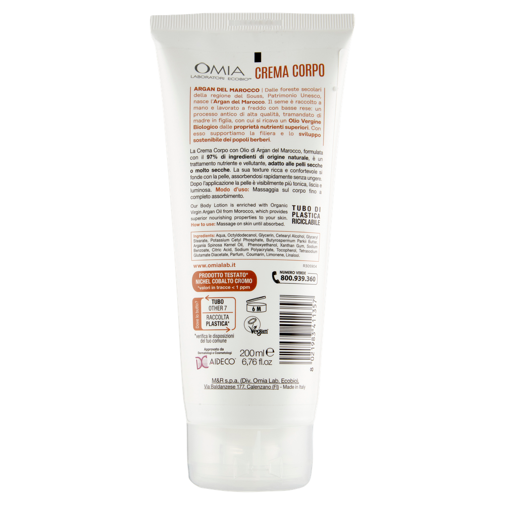 Crema Corpo Argan Omia - Foto 3
