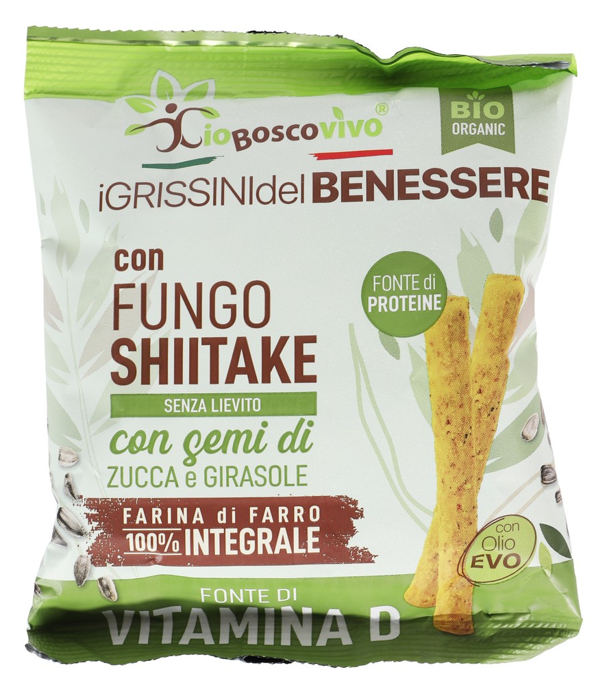 Grissini Bio Senza Lievito Con Fungo Shitake, Semi Di Zucca E Girasole - Foto 1
