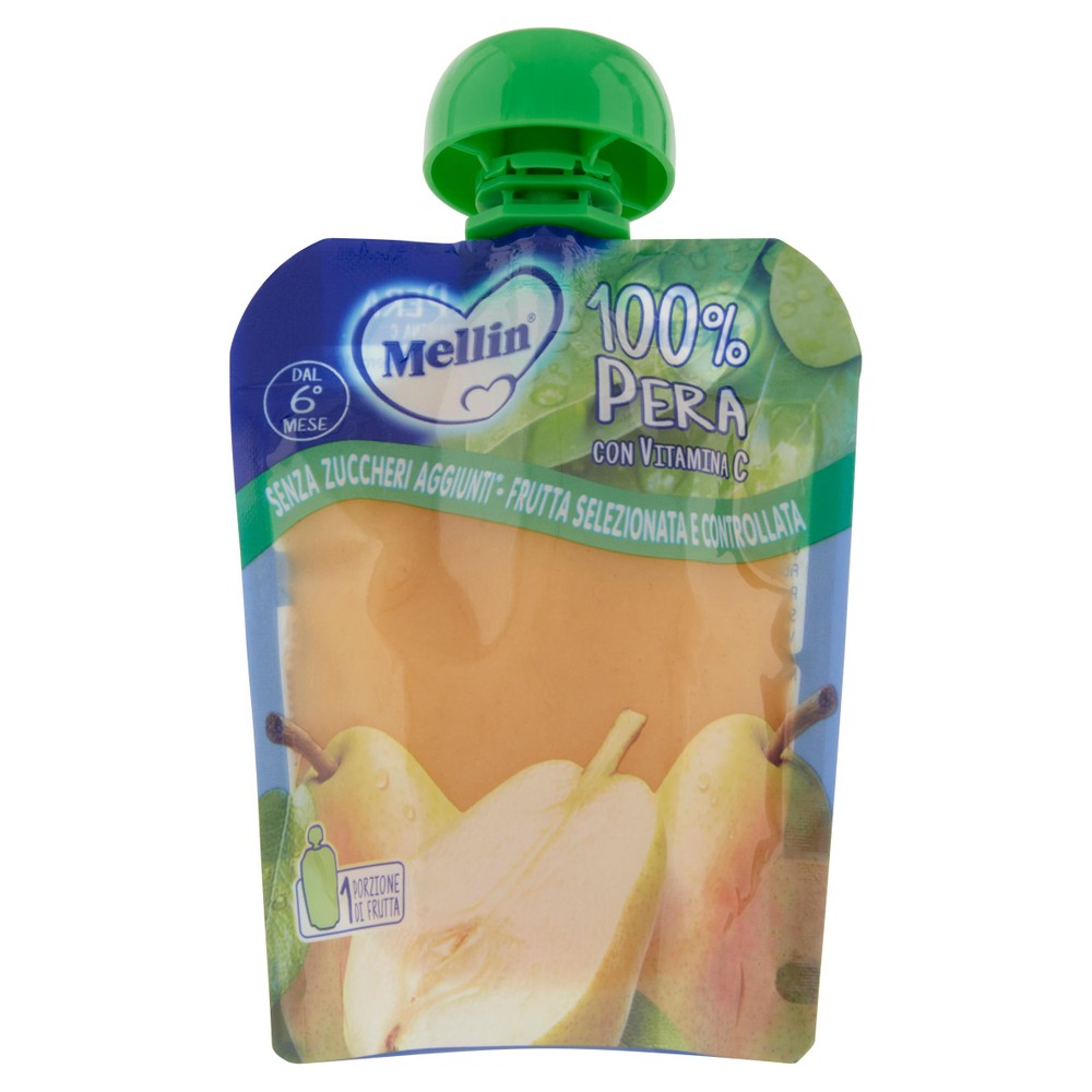 Merenda Frutta Dal 6° Mese Pera Con Vitamina C Mellin - Foto 1