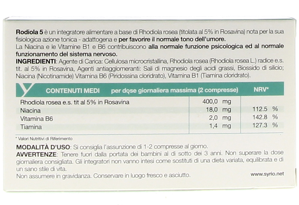 Rodiola 5% Capsule - Foto 2