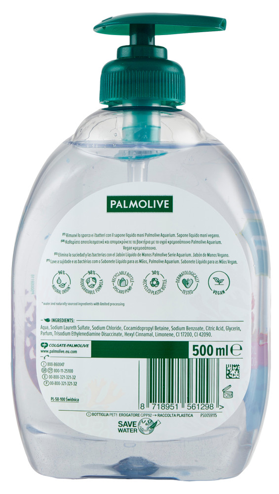 Sapone Liquido Aquarium Palmolive - Foto 3