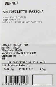 Sottofiletto-Roastbeef Fassona Piemontese - Foto 3