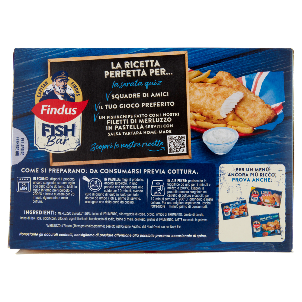 Filetti Di Merluzzo In Pastella Fish Bar Capitan Findus - Foto 3