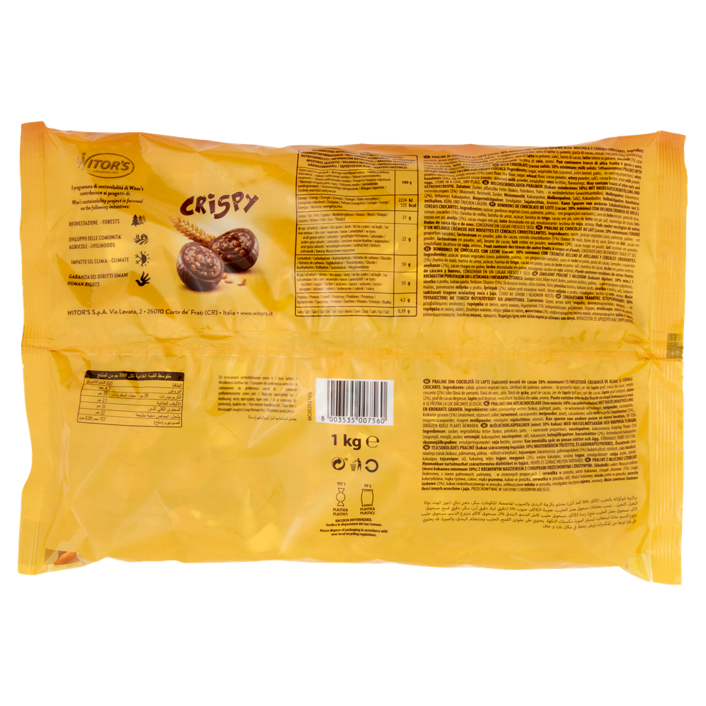 Cioccolatini Selection Crispy Nocciola Witor's - Foto 3