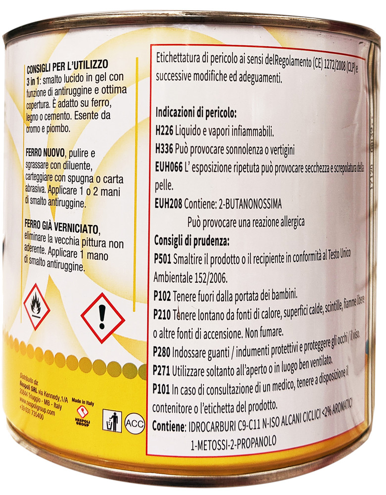 Smalto Antiruggine Bianco 0,75l Bravo Colors - Foto 2