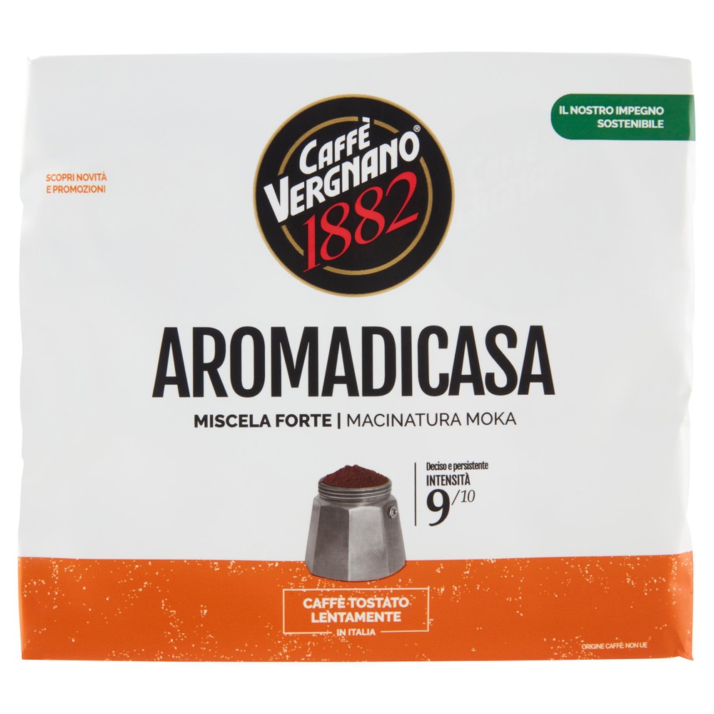 Caffè Macinato Aromadicasa Per Moka 2x250g Caffè Vergnano 1882 - Foto 1