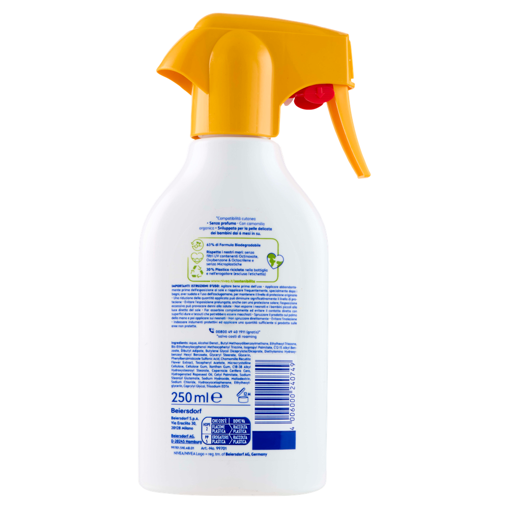 Nivea Sun Kids Sensitive Prot Trigger Fp50+ - Foto 3