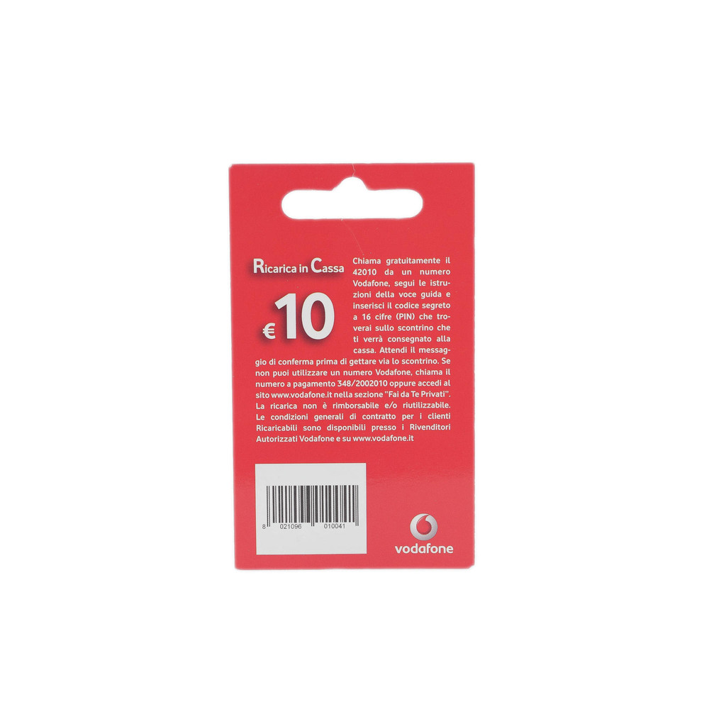 Vodafone Ricarica Virtuale 10 Euro - Foto 2