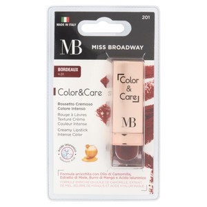 Rossetto Cremoso Colore Intenso Bordeaux N.01 Miss Broadway - Foto 1
