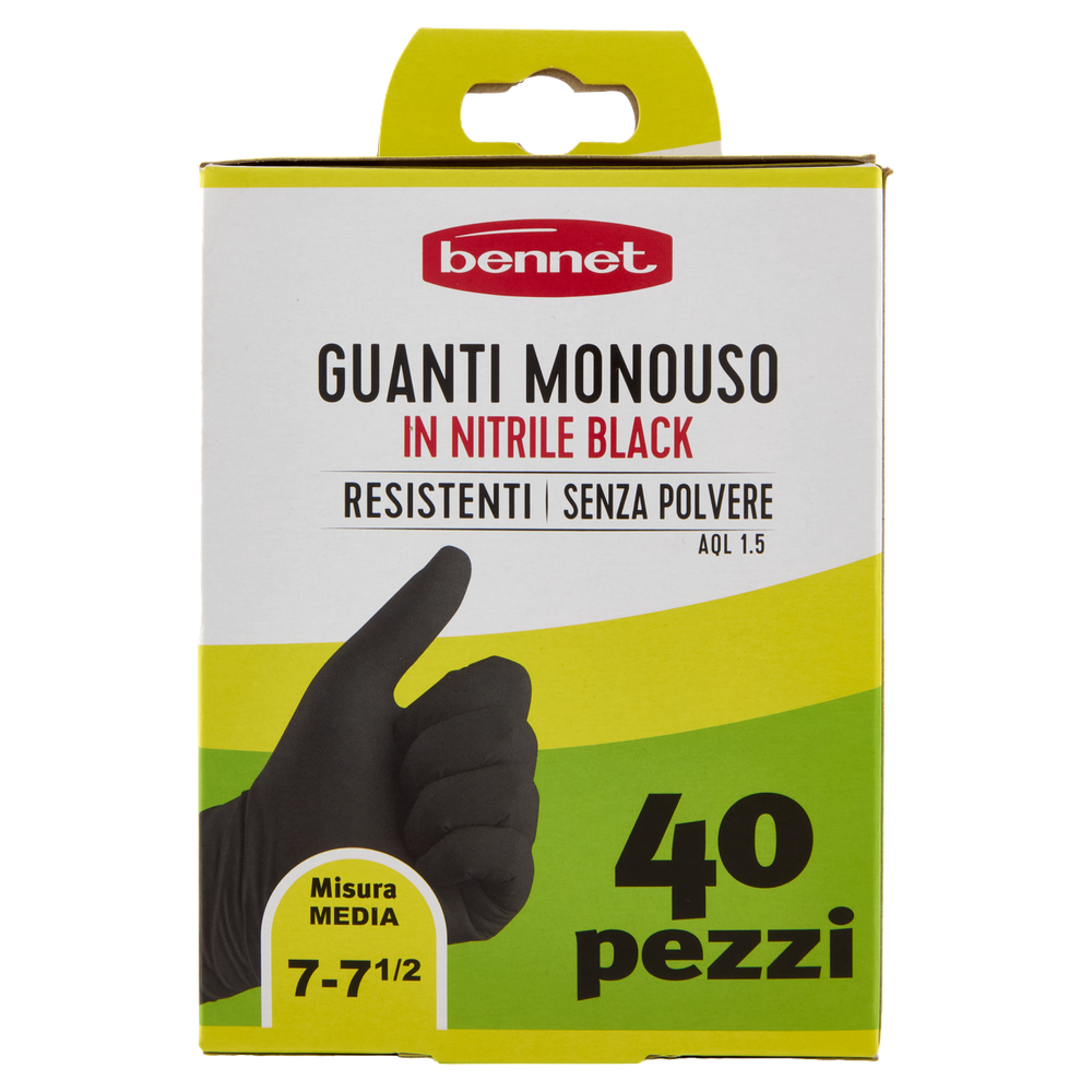 40 Guanti In Nitrile Medi Bennet - Foto 3